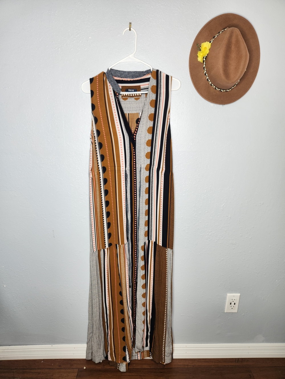 Anthropologie Size 6 Alondra Striped Sleeveless Maxi Dress - Picture 3 of 8